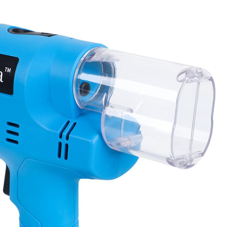  Electric Brushless Rivet Gun Corded Rivet Tool Set KD-02FA Blue Shell Rivet Tool Connected with AC Adaptor 